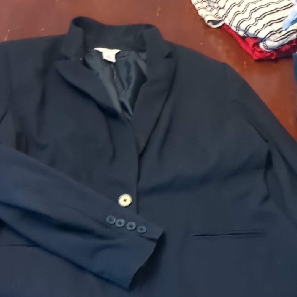Liz Claiborne Classic Navy Blazer